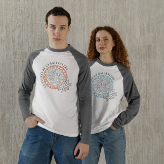 Playera manga ranglan Fuerza Naturaleza