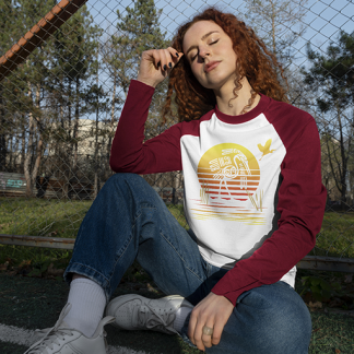 Playera Garza Manga Ranglan